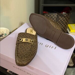 GBG Patterned Brown Loafers